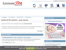 Tablet Screenshot of lidzbark.com